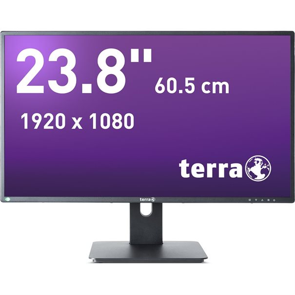 TERRA LCD/LED 2456W PV schwarz DP, HDMI GREENLINE PLUS